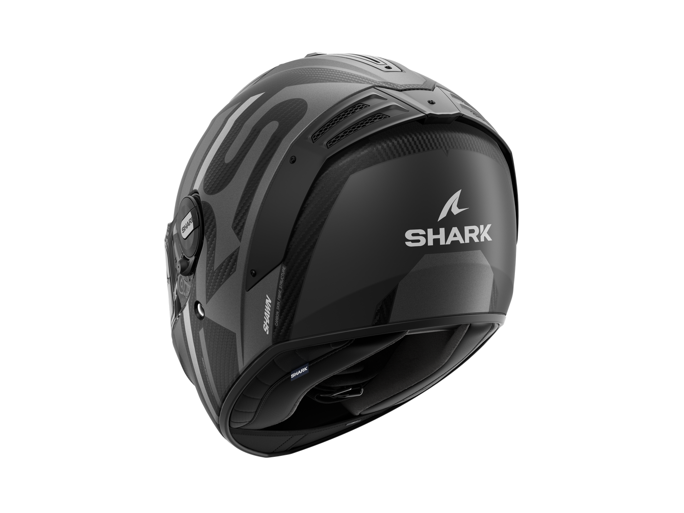 Shark Spartan RS Carbon Shawn Black Grey Yellow Helmet (DYA)