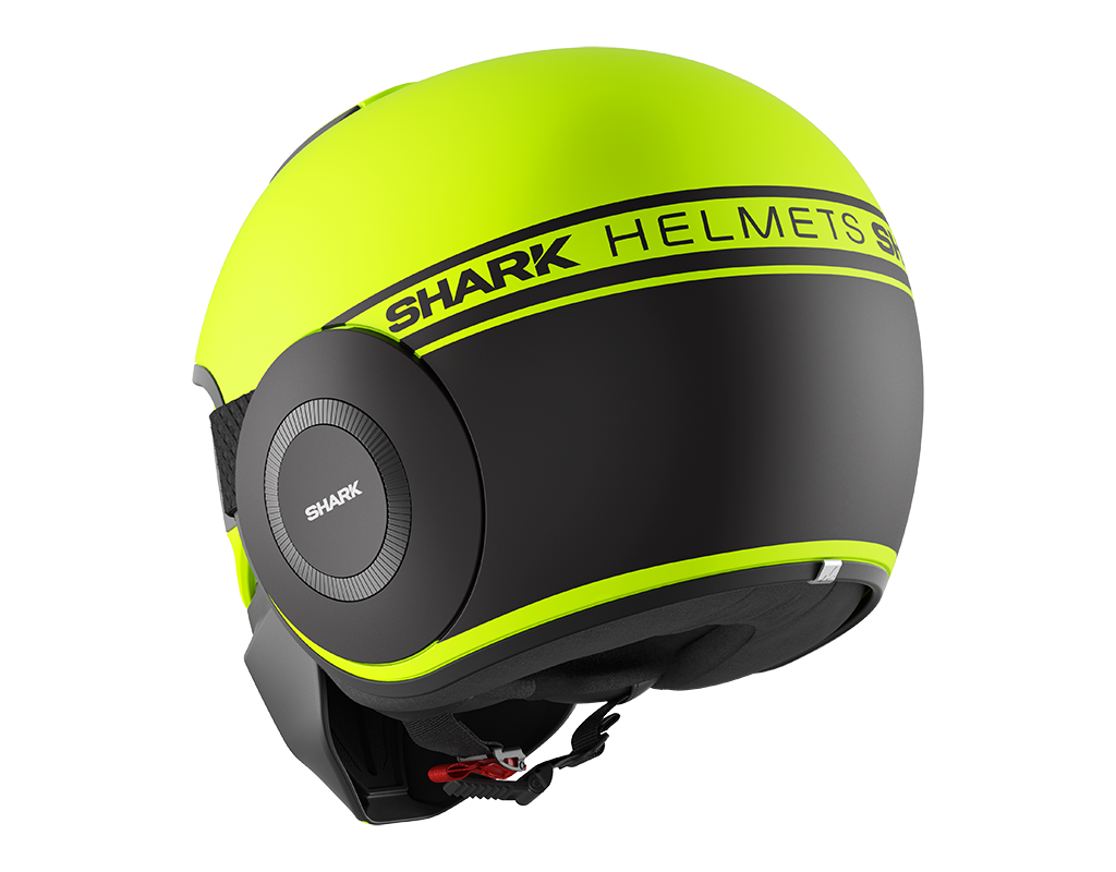 Shark Street-Drak Street Neon Yellow Black Helmet (YKK)