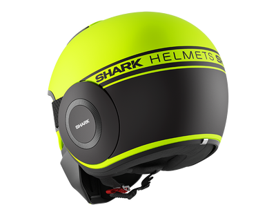 Shark Street-Drak Street Neon Yellow Black Helmet (YKK)