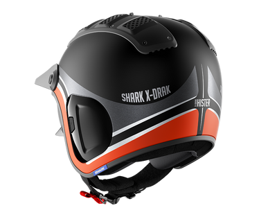 Shark X-Drak 2 Hister Mat Black Anthracite Orange Helmet (KAO)