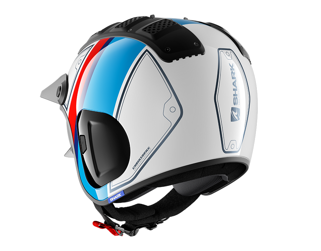Shark X-Drak 2 Terrence White Blue Red Helmet (WBR) – Regina ...