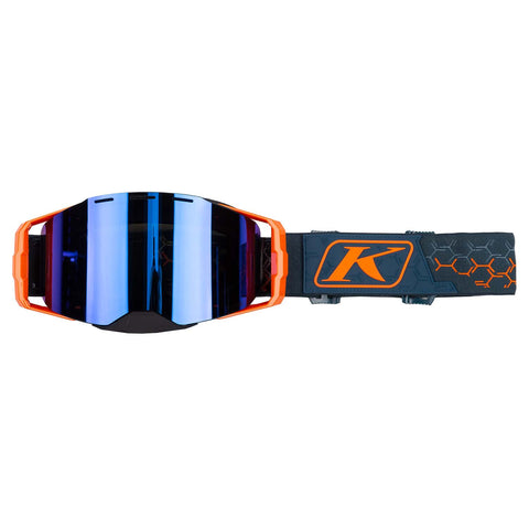 Klim Edge Off-Road Goggle Hex Striking Petrol Smoke Blue Mirror