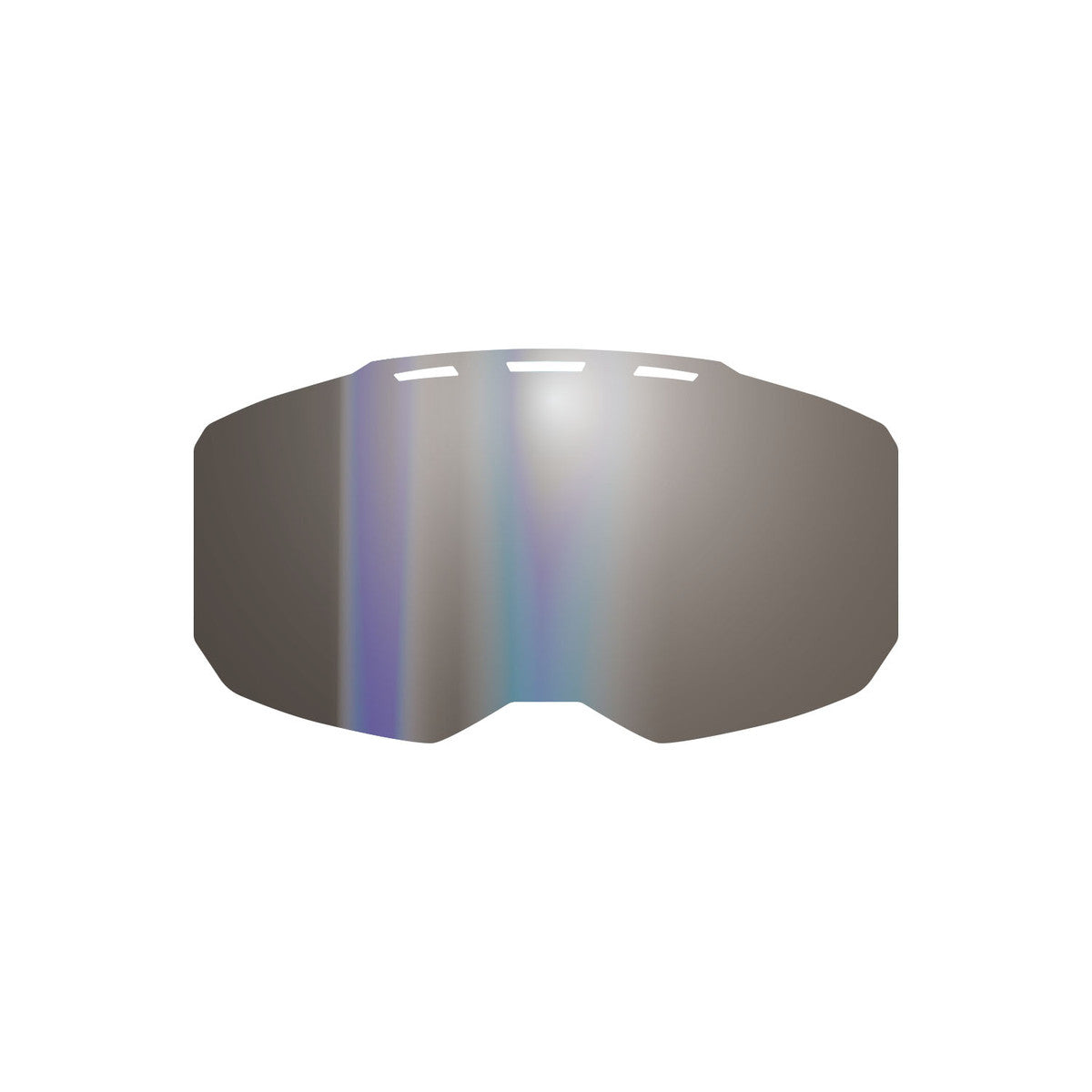 Klim Edge Lens Dark Smoke Silver Mirror