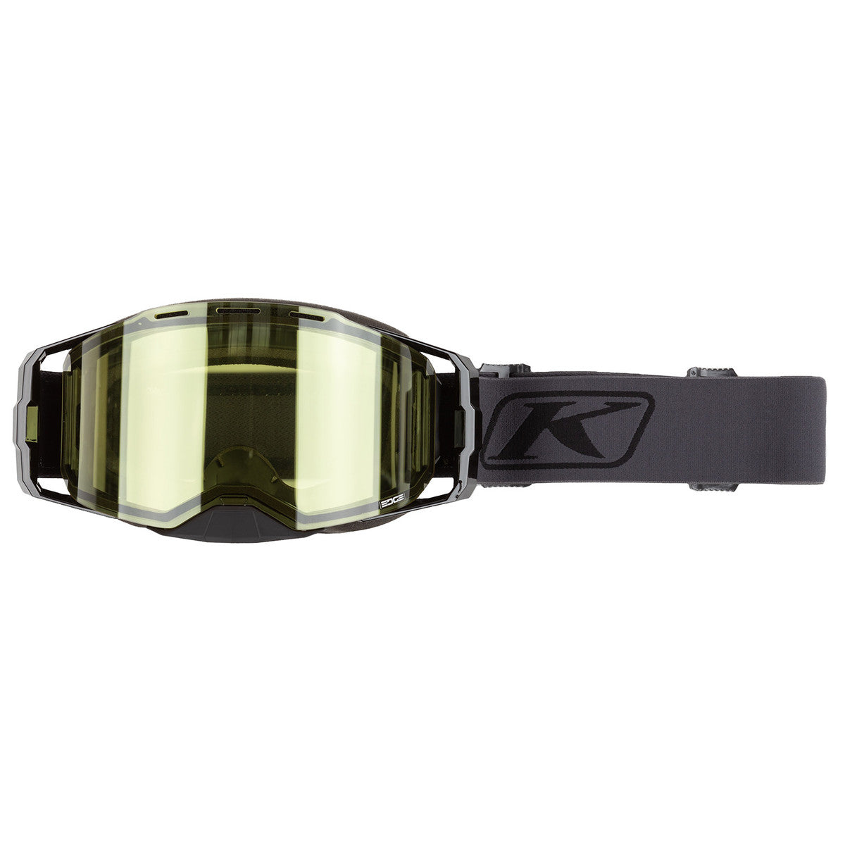Klim Edge Goggle Focus Asphalt Lt Yellow Tint