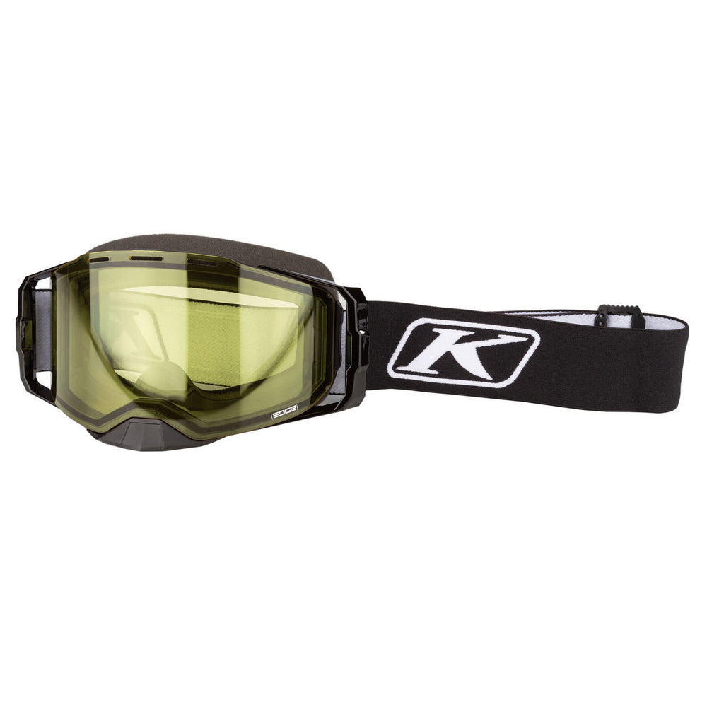 Klim Edge Goggle Focus Black Light Yellow Tint