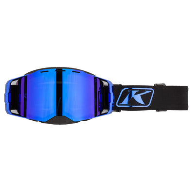 Klim Edge Goggle Focus Blue Chrome Dark Smoke Blue Mirror