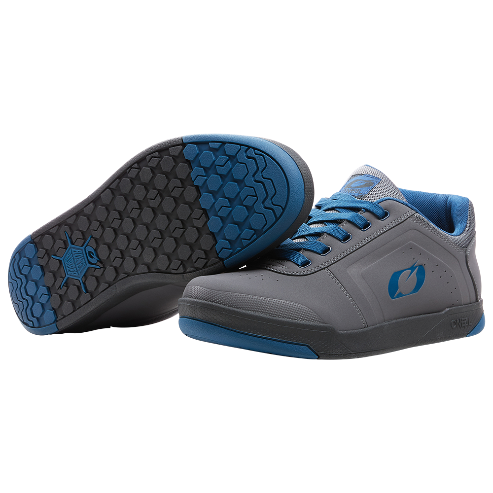 ONEAL PINNED PRO FLAT Pedal Shoe V.22 Gray/Blue