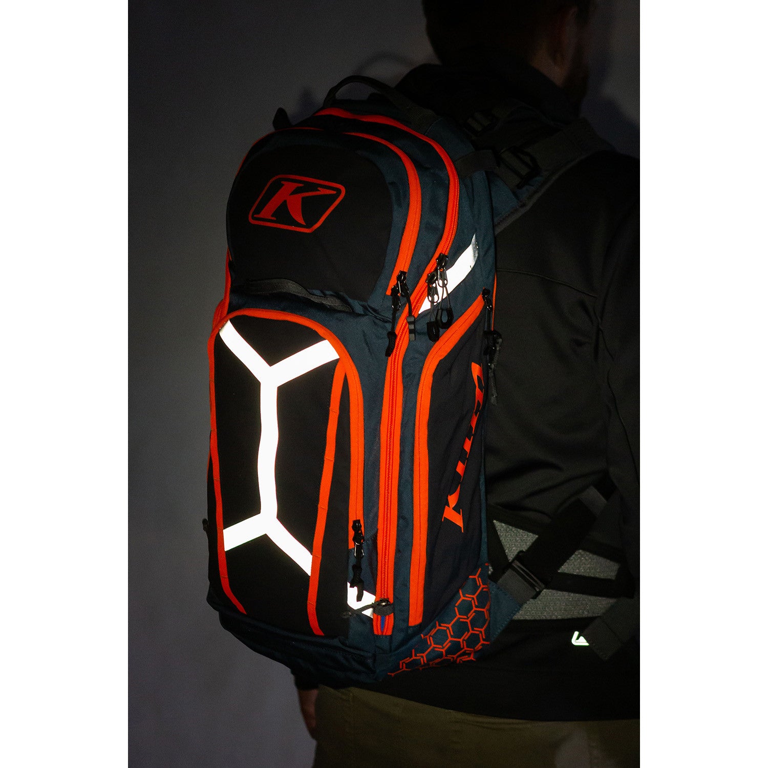 Klim Arsenal 30 Backpack Petrol - Strike Orange