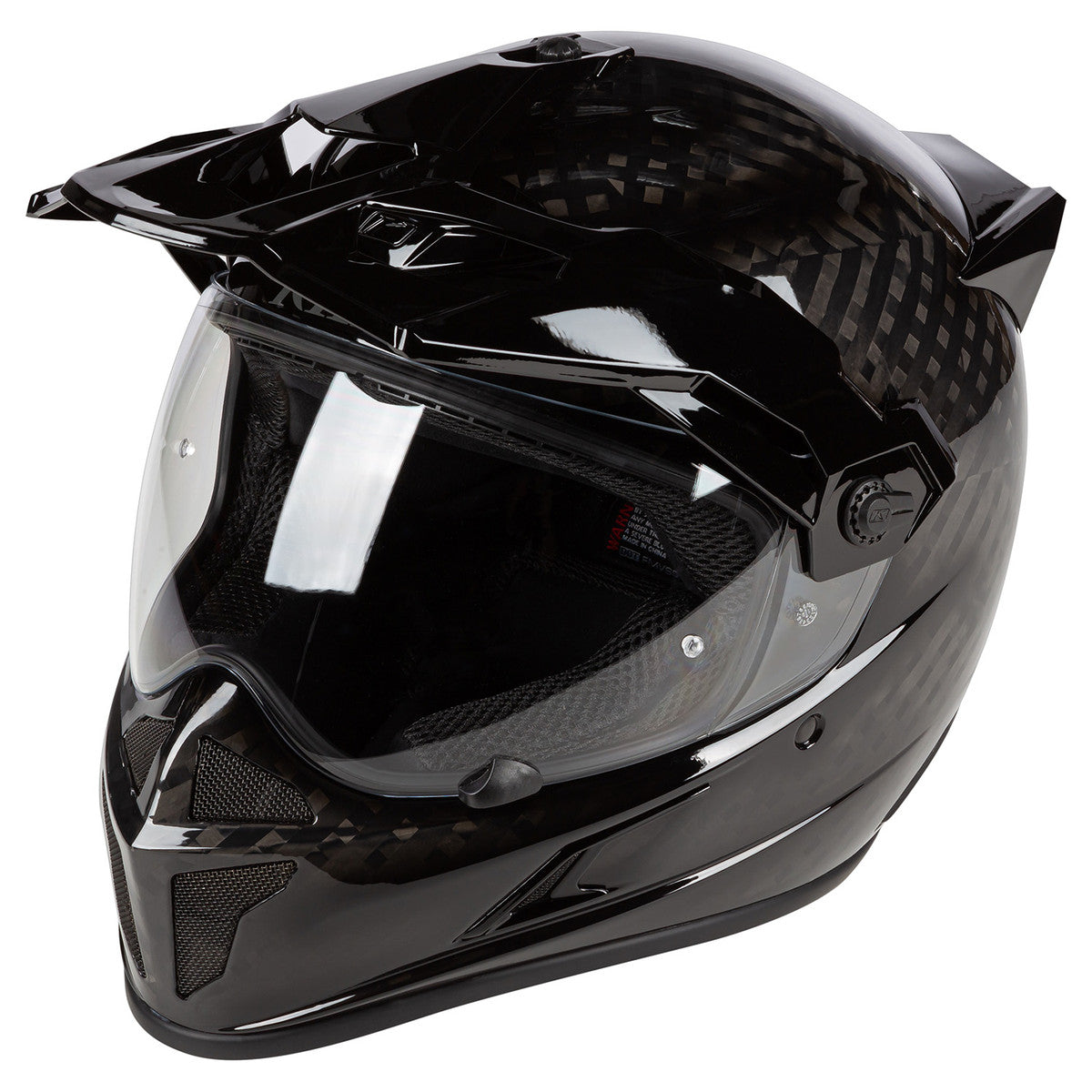Klim Krios Karbon Adventure Gloss Karbon Black Helmet *PSB Approved*