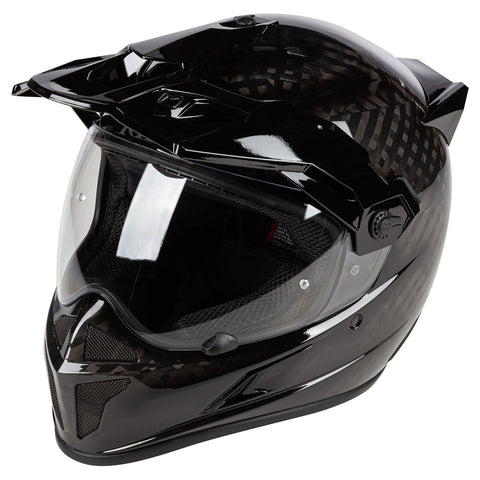 Klim Krios Karbon Adventure Gloss Karbon Black Helmet *PSB Approved*