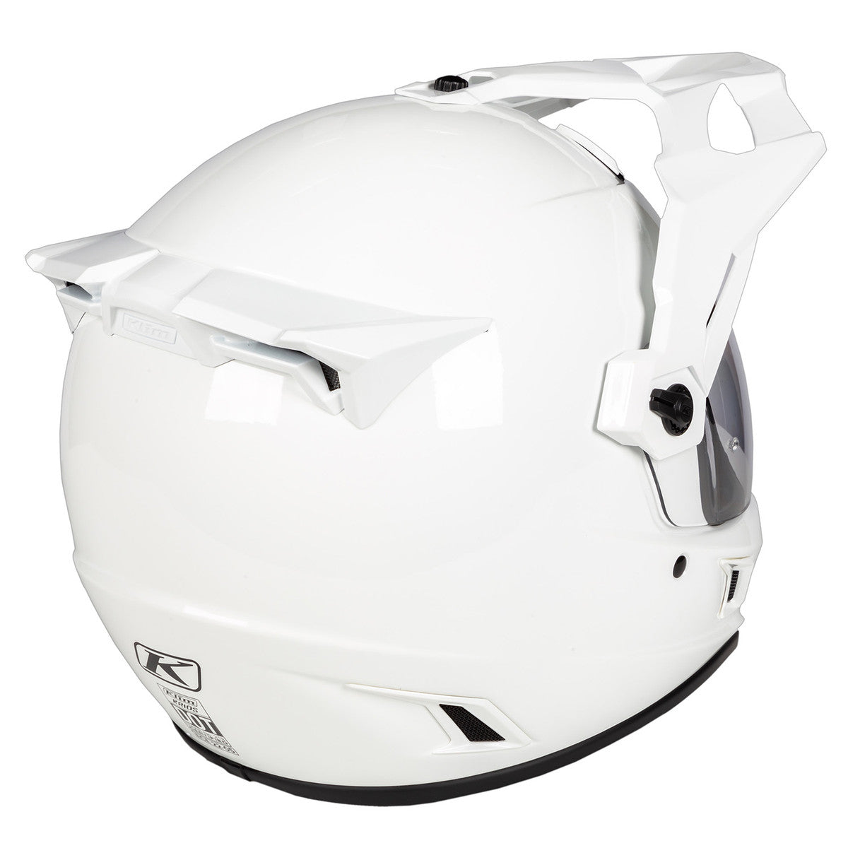 Klim Krios Karbon Adventure Gloss White Helmet