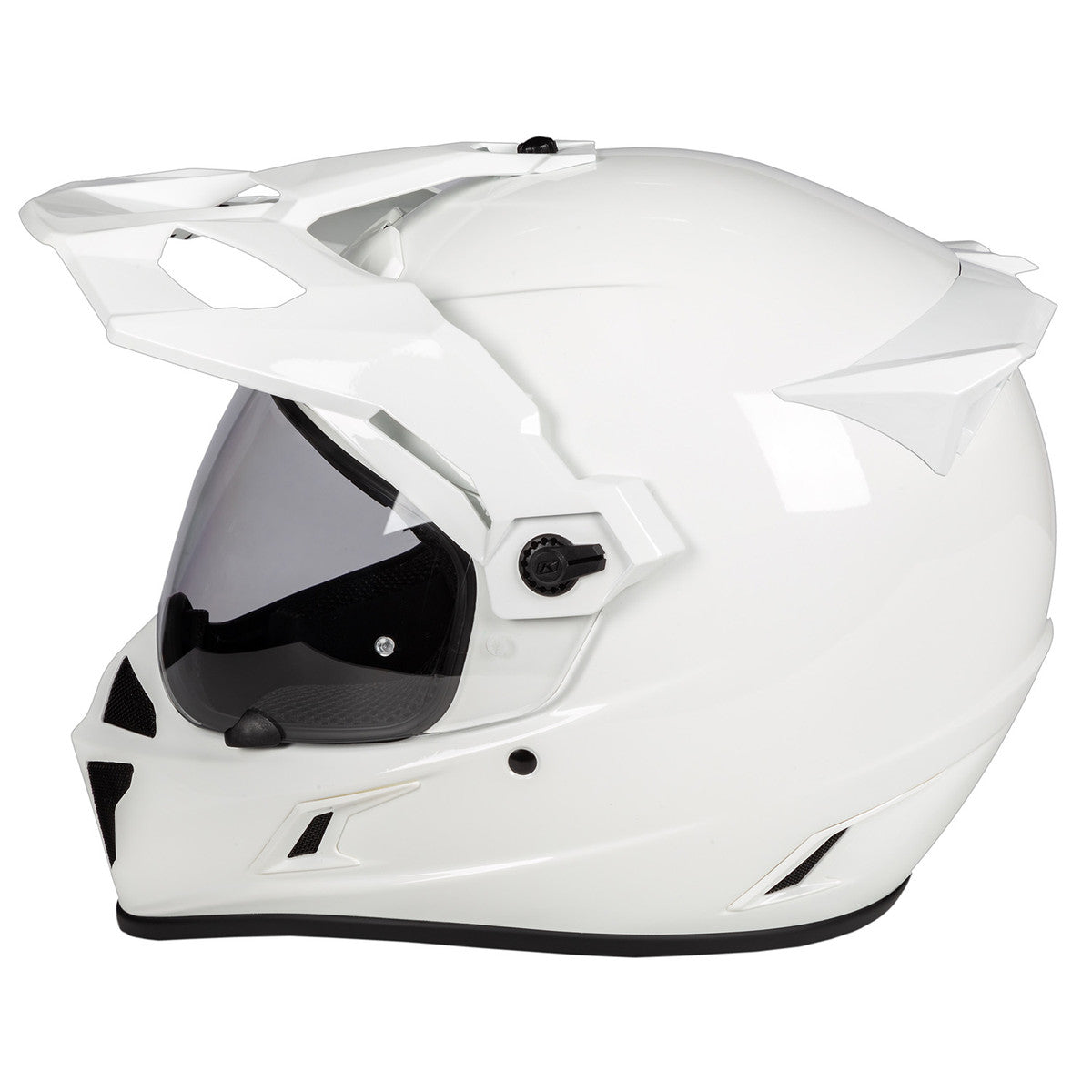 Klim Krios Karbon Adventure Gloss White Helmet