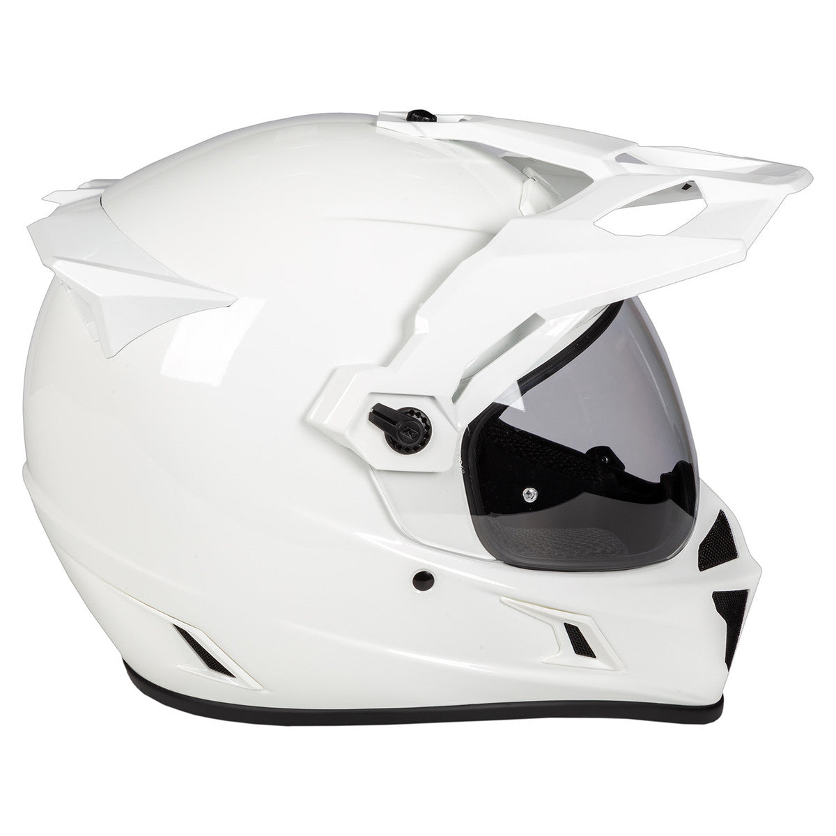 Klim Krios Karbon Adventure Gloss White Helmet