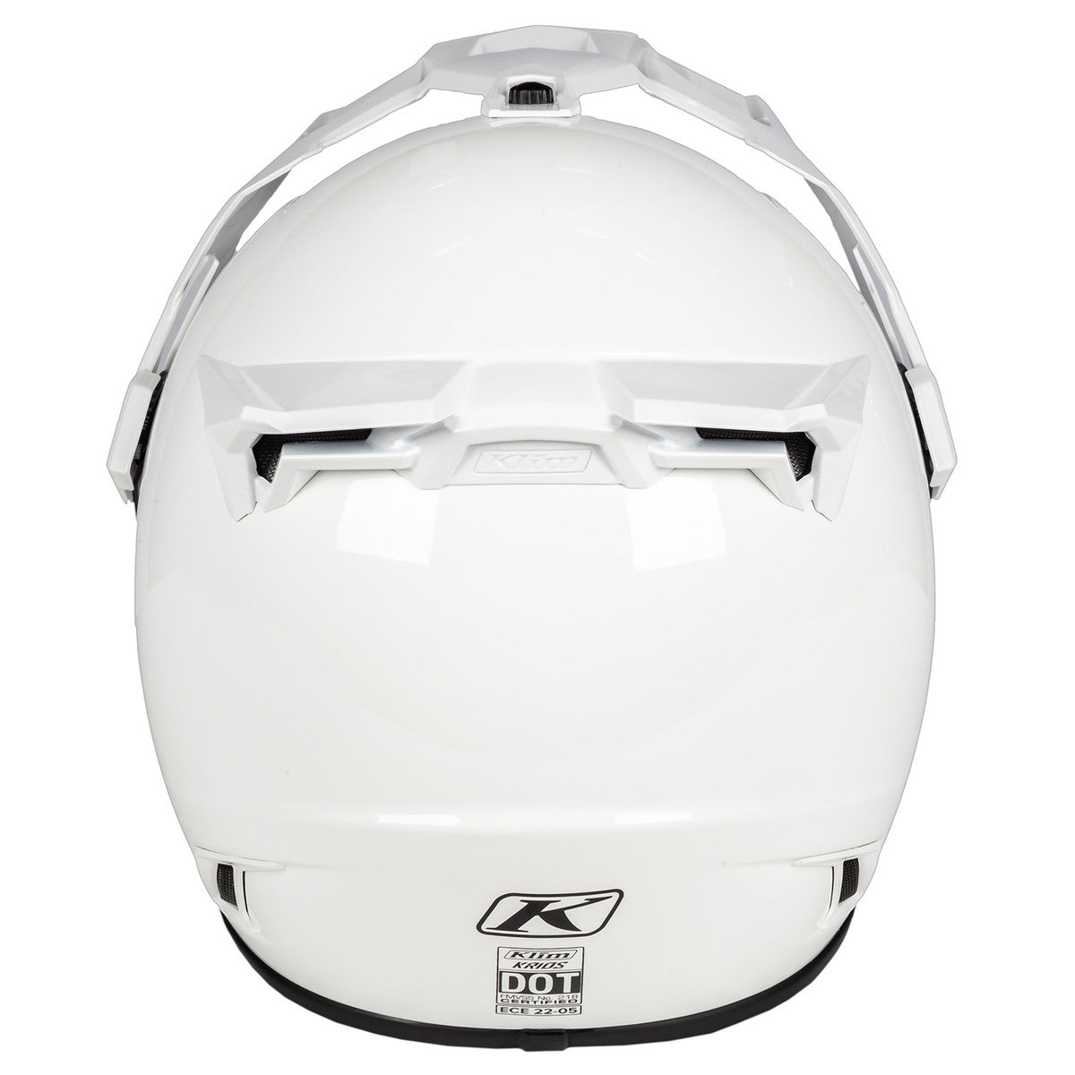 Klim Krios Karbon Adventure Gloss White Helmet