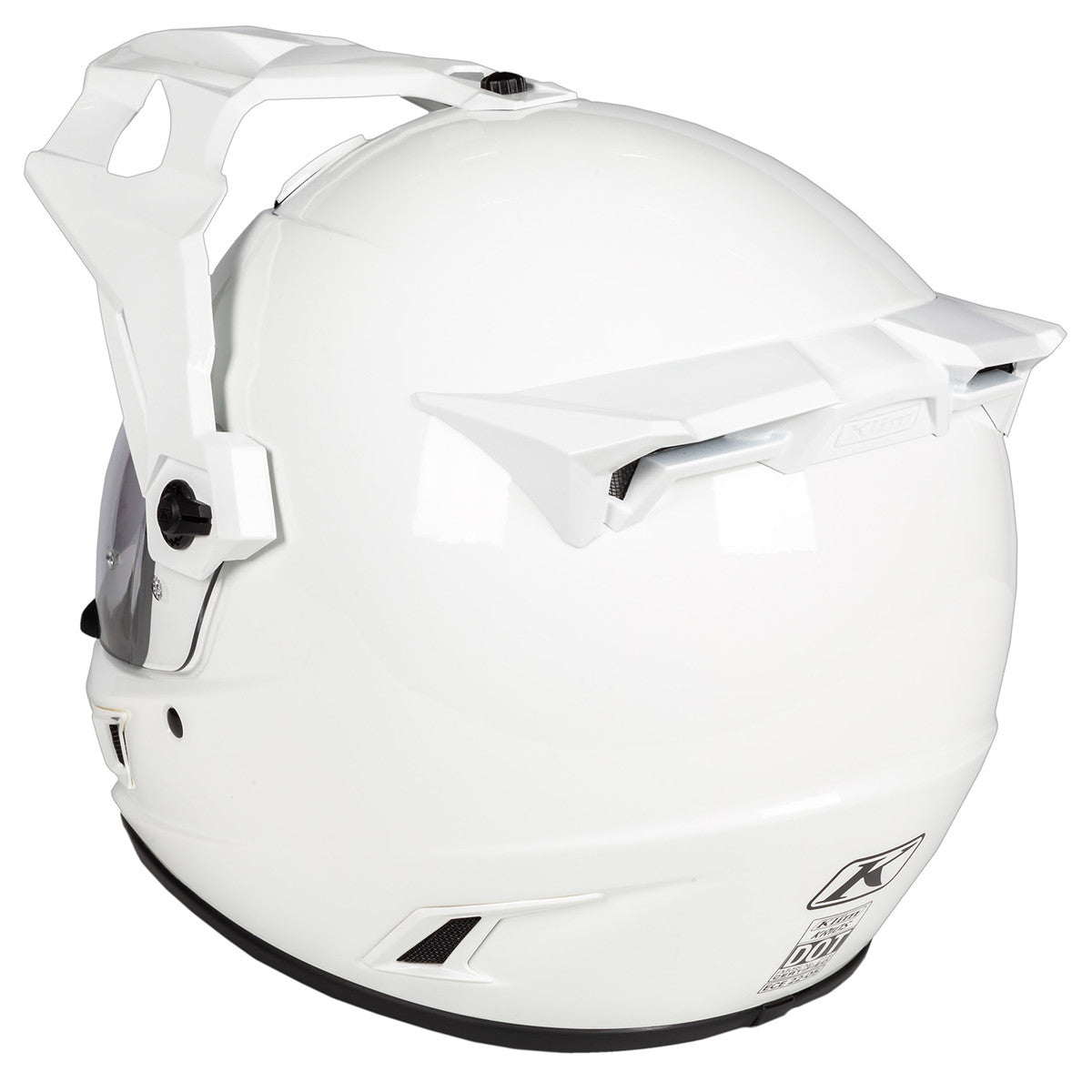 Klim Krios Karbon Adventure Gloss White Helmet
