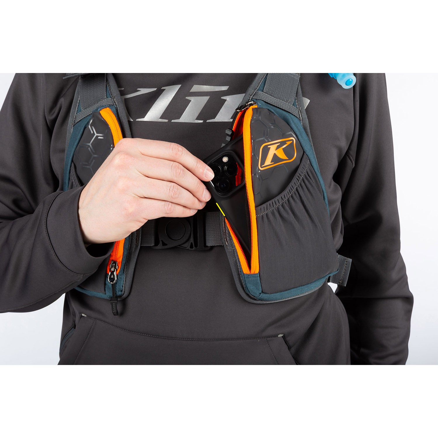 Klim Arsenal 15 Backpack Petrol - Strike Orange