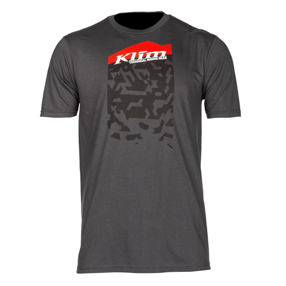 Klim Squad SS T Charcoal - Fiery Red