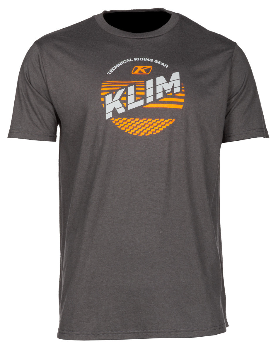 Klim Kinetic SS T Charcoal - Strike Orange
