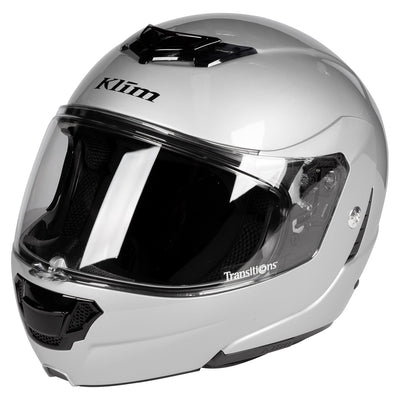 Klim TK1200 Karbon Modular Gloss Silver Helmet