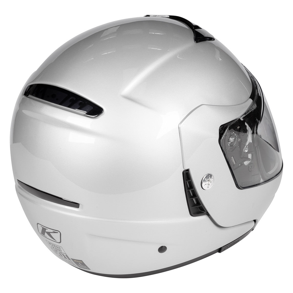 Klim TK1200 Karbon Modular Gloss Silver Helmet