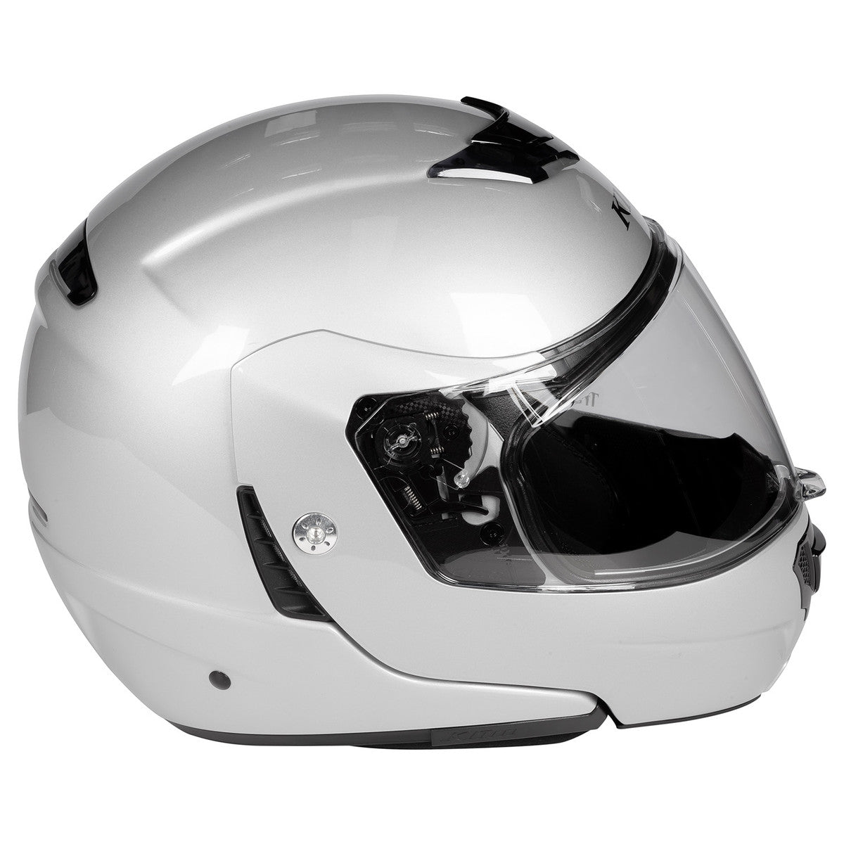 Klim TK1200 Karbon Modular Gloss Silver Helmet