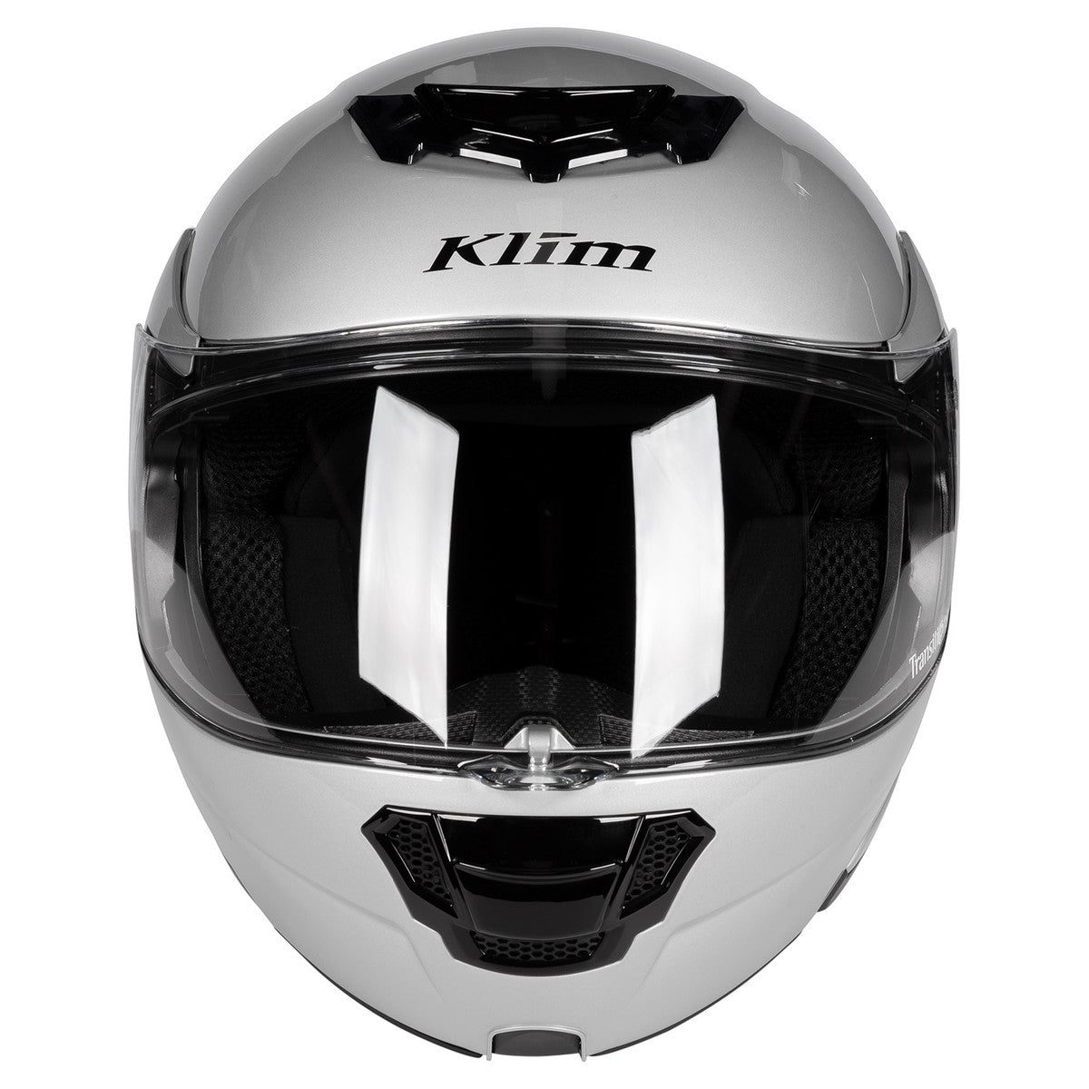 Klim TK1200 Karbon Modular Gloss Silver Helmet