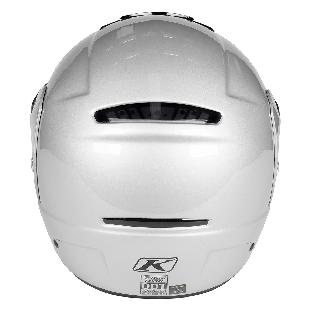 Klim TK1200 Karbon Modular Gloss Silver Helmet