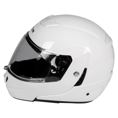 Klim TK1200 Karbon Modular Gloss White Helmet