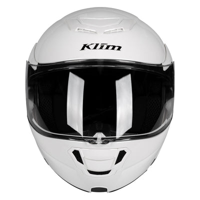 Klim TK1200 Karbon Modular Gloss White Helmet