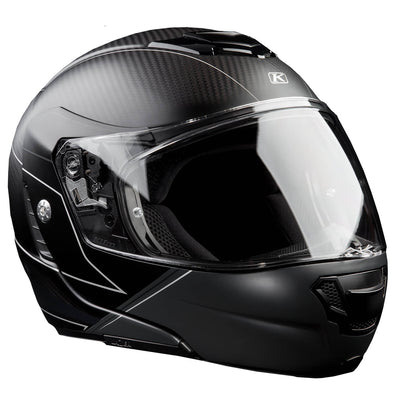 Klim TK1200 Karbon Modular Skyline Matte Black Helmet