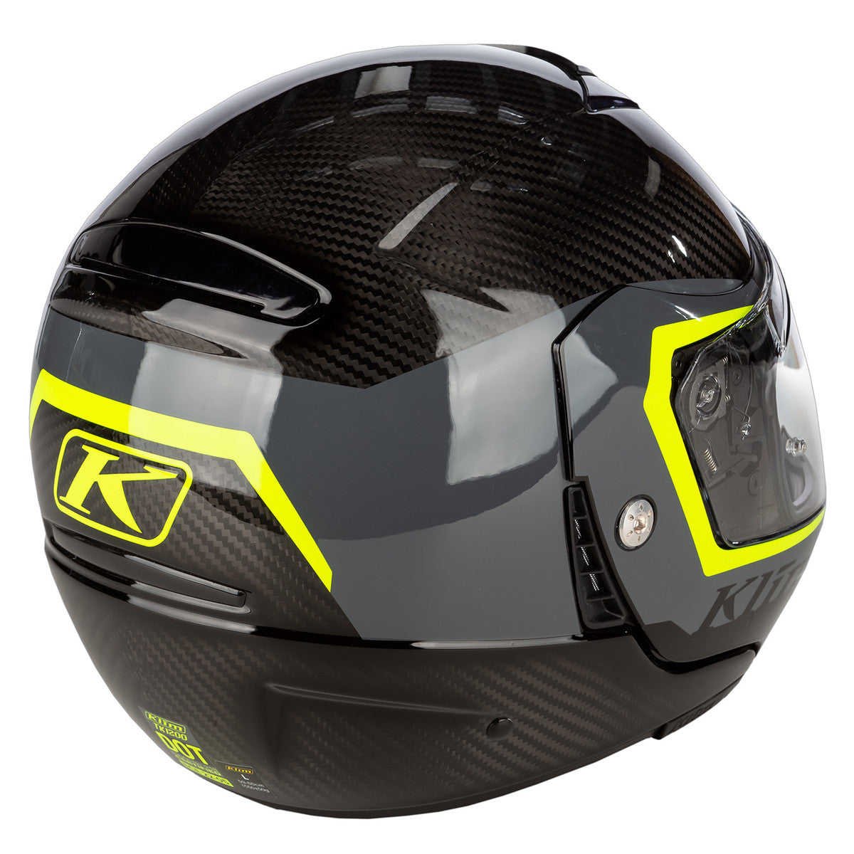 Klim TK1200 Karbon Modular Stark Asphalt Hi Vis Helmet