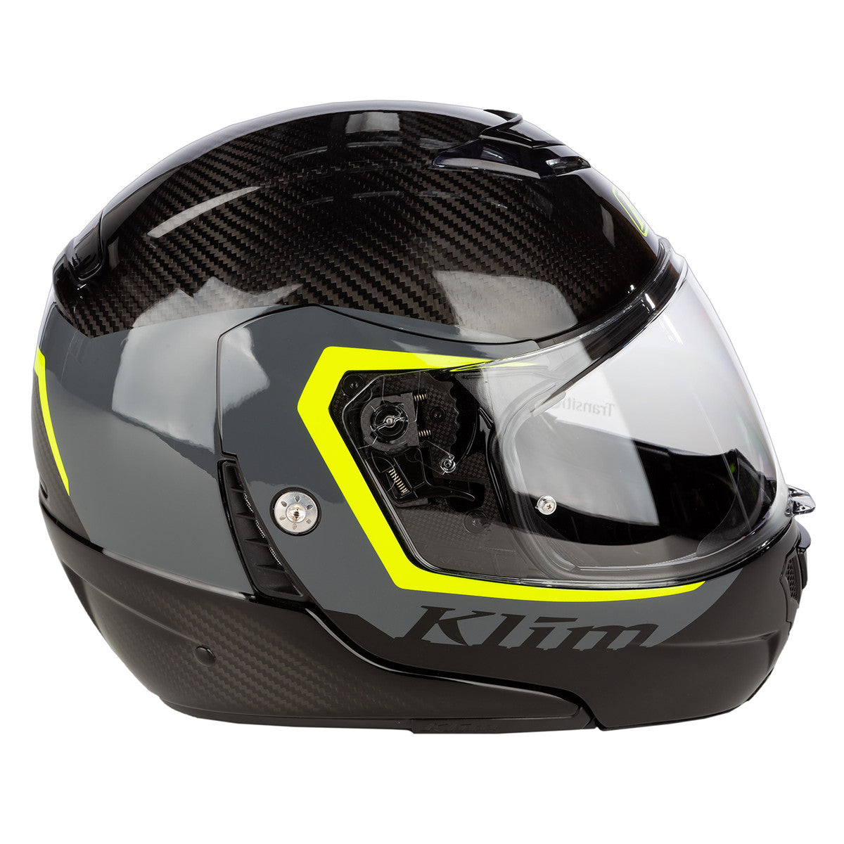 Klim TK1200 Karbon Modular Stark Asphalt Hi Vis Helmet