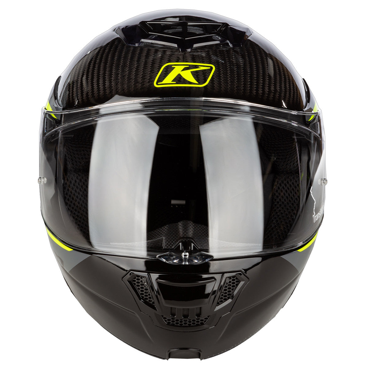 Klim TK1200 Karbon Modular Stark Asphalt Hi Vis Helmet