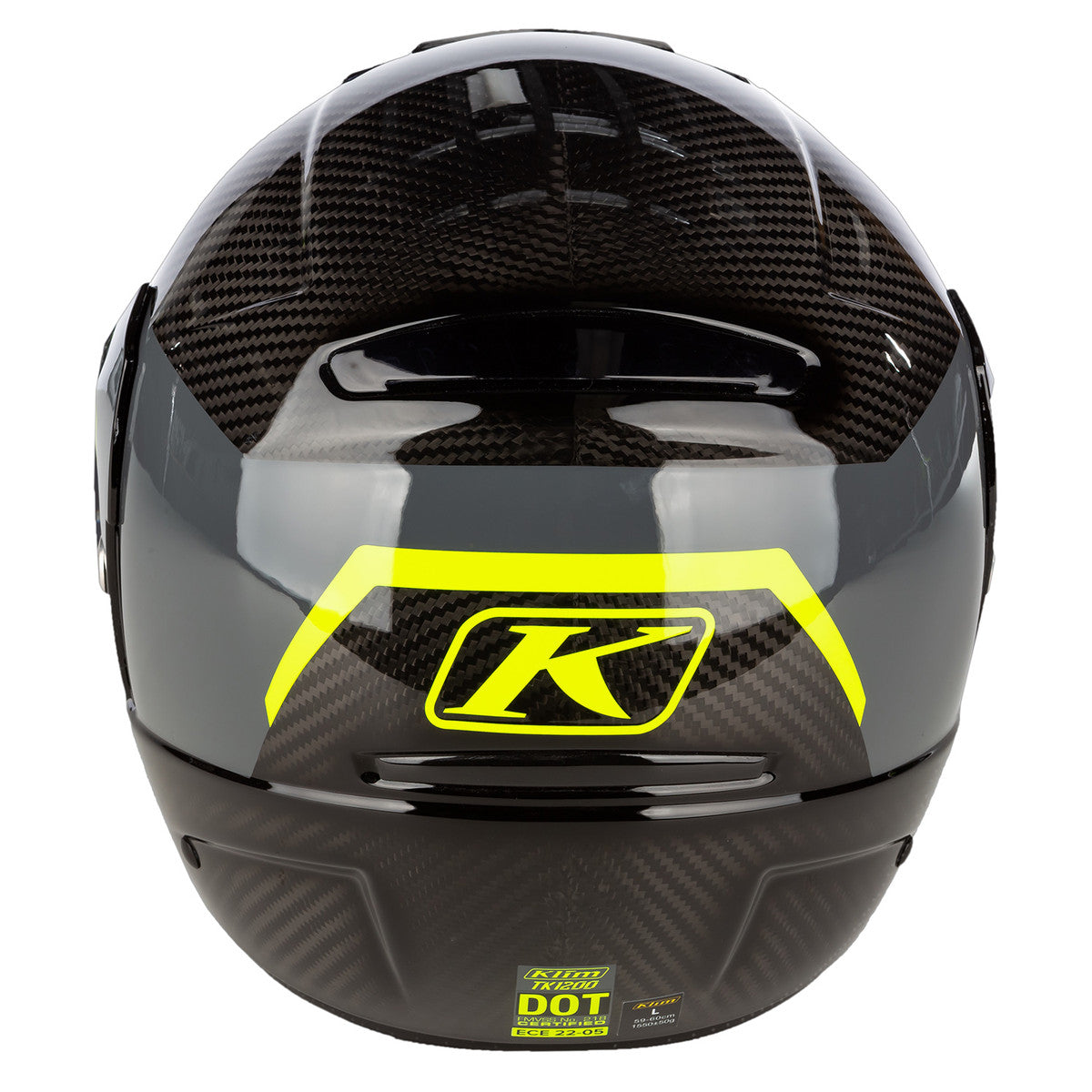 Klim TK1200 Karbon Modular Stark Asphalt Hi Vis Helmet