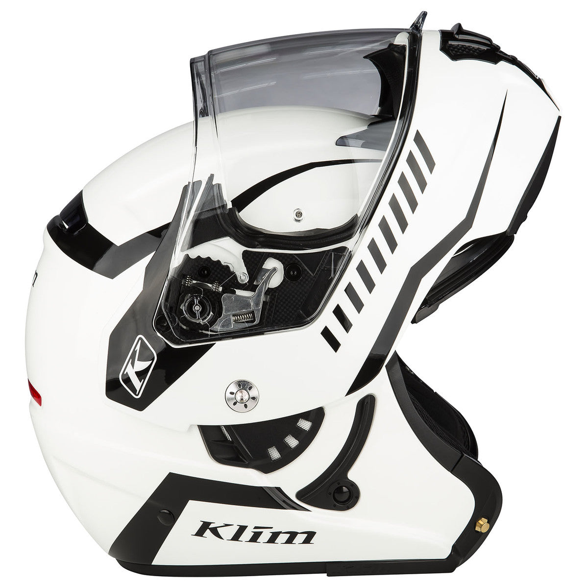 Klim TK1200 Karbon Modular Traverse White Helmet