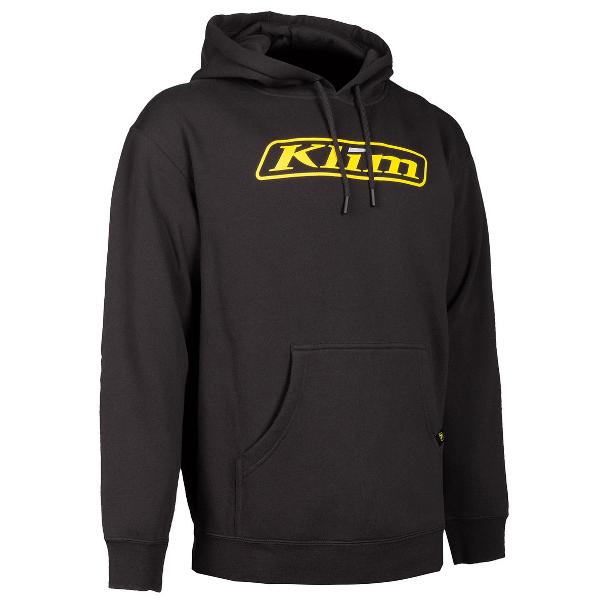 Klim Corp Hoodie Black - Vibrant Yellow