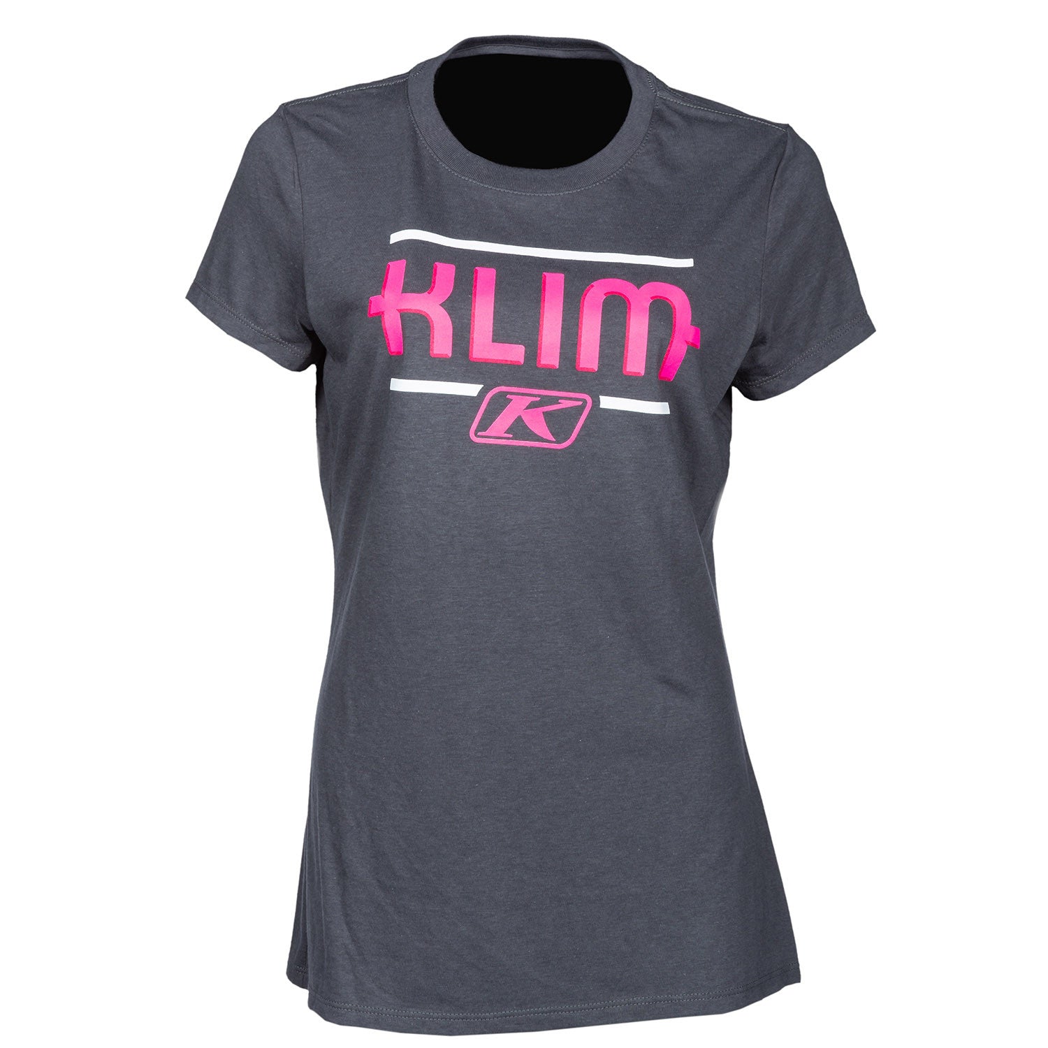 Klim Kute Corp SS T Charcoal - Knockout Pink Shirt