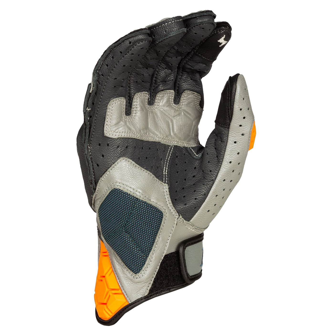 Klim Badlands Aero Pro Short Glove Petrol - Strike Orange