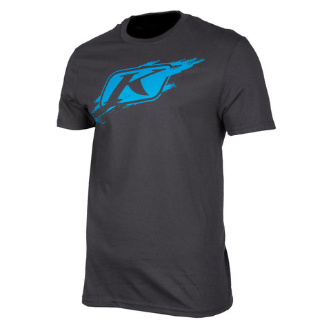 Klim Scuffed SS T Gray Vivid Blue Shirt