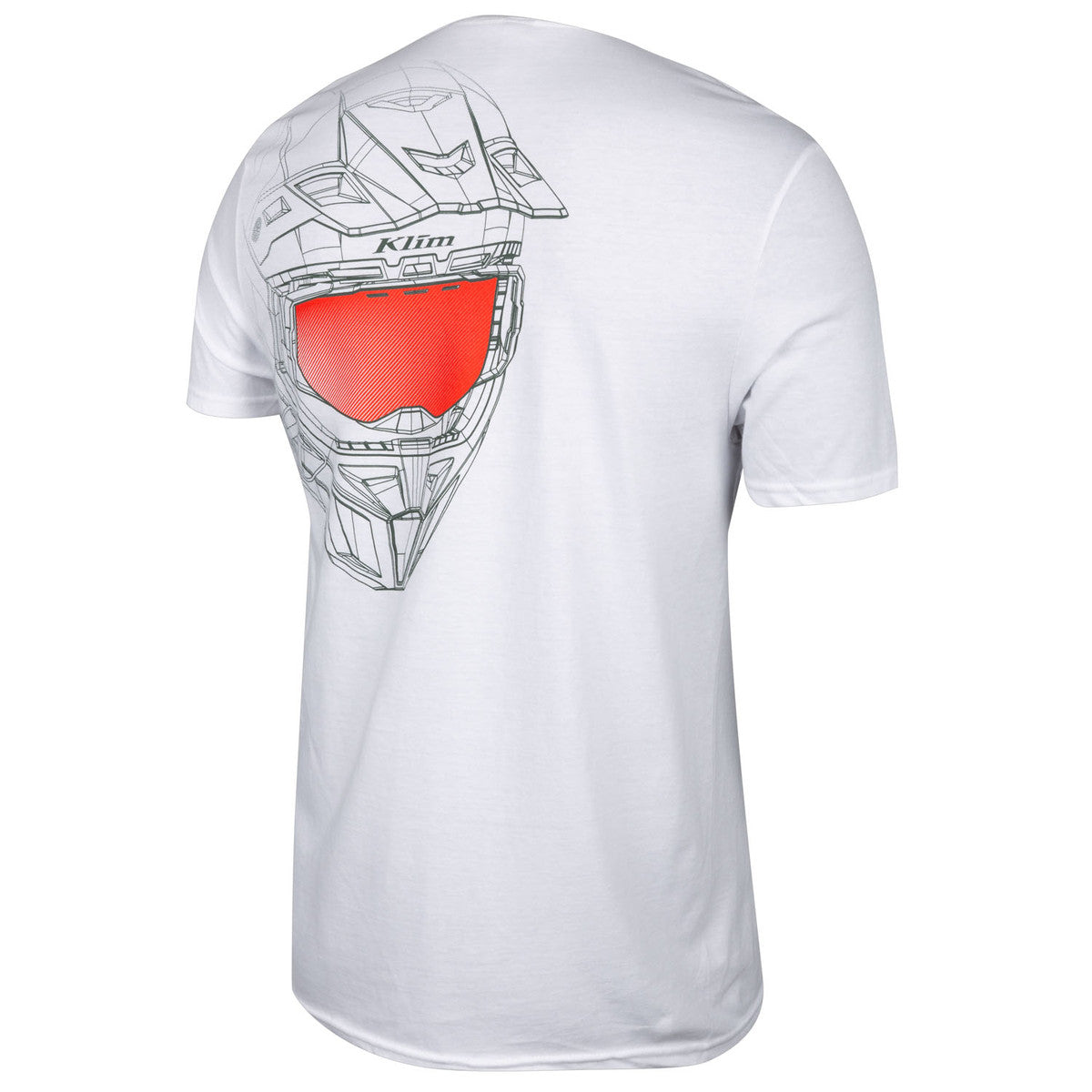 Klim Draft SS T White Red Shirt