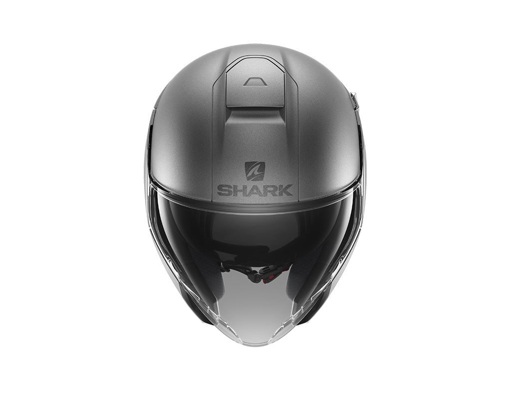 Shark City Cruiser Blank Mat Anthracite Helmet (AMA)