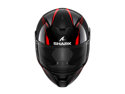 Shark D-Skwal 2 Cadium Black Grey Red Helmet (KRK)