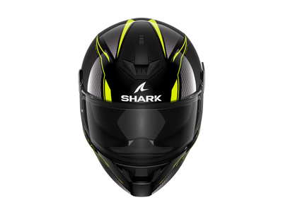 Shark D-Skwal 2 Cadium Black Grey Yellow Helmet (KYK)