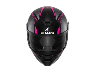 Shark D-Skwal 2 Cadium Matt Black Grey Pink Helmet (KVK)