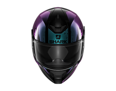 Shark D-Skwal 2 Dharkov Black Violet Glitter Helmet (KVX)