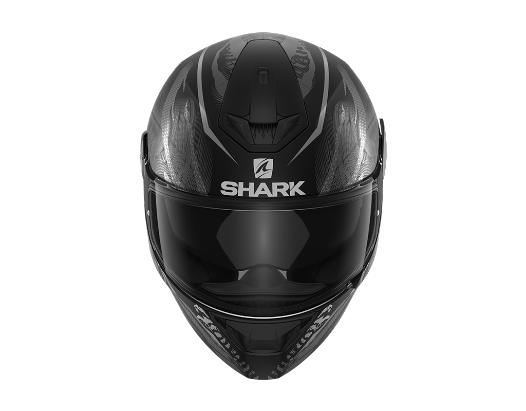 Shark D-Skwal 2 Shigan MAT Black silver Helmet (KSS)