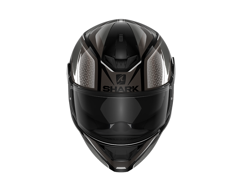 Shark D-Skwal 2 Daven Black Anthracite Silver Helmet (KAS)