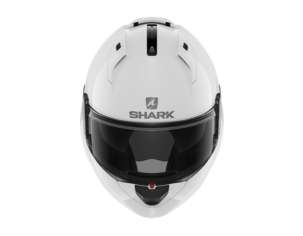 Shark Evo ES Blank White Azur Helmet (WHU)