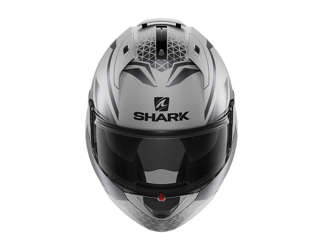 Shark Evo ES Yari Mat Silver Anthracite Black Helmet (SAK)