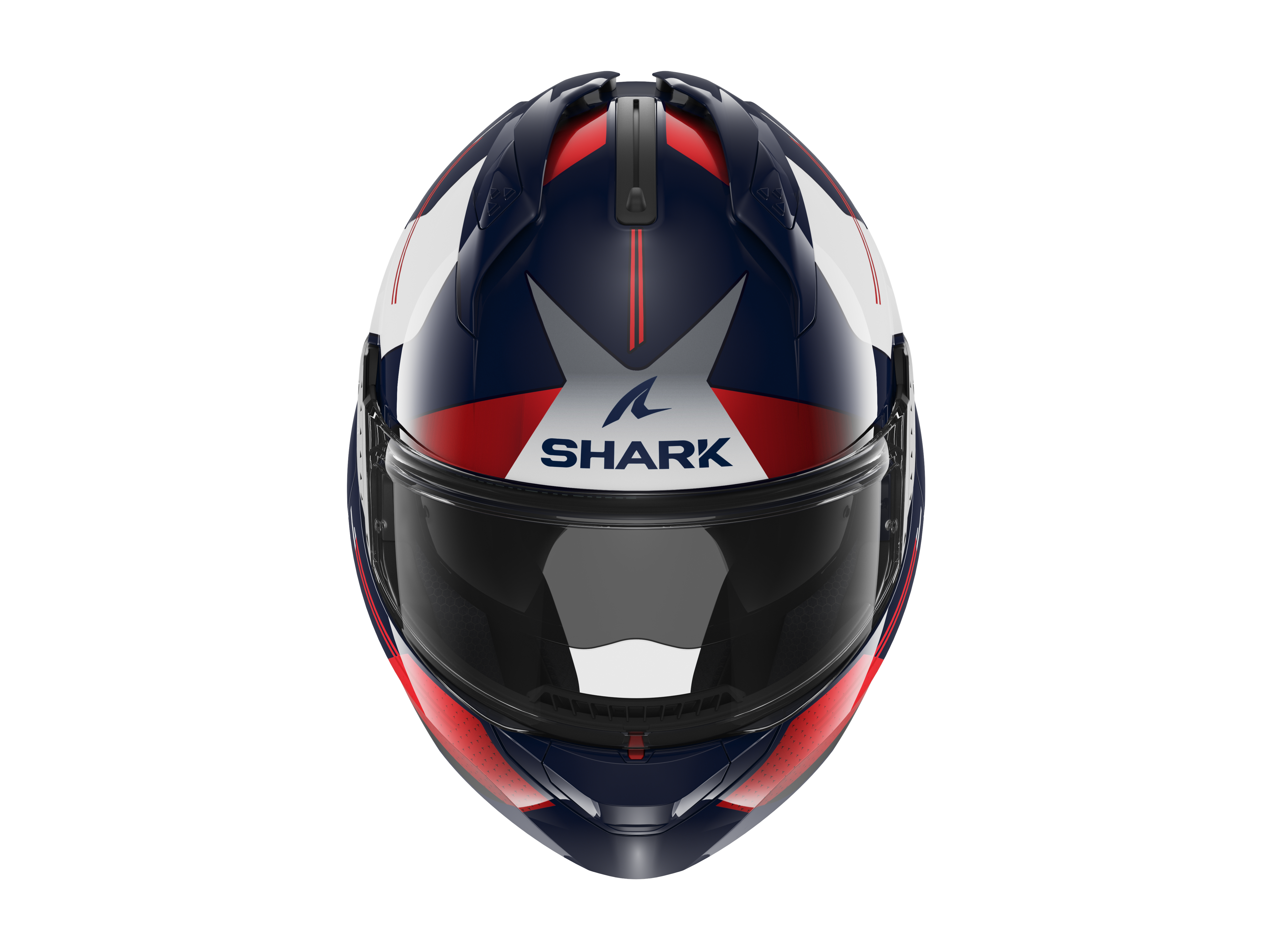 Shark EVO GT Tekline Blue White Red Helmet (BUR)